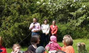 (von links nach rechts) Udo Lutz, Ute Vogt und Evelyne Gebhardt