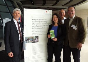 Nachhaltigkeitskonferenz der SPD-Bundestagsfraktion, Ute Vogt MdB am Stand der &quot;Lokalen Agenda Sillenbuch&quot;