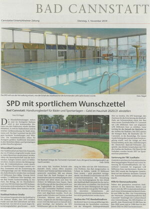 SPD mit sportlichem Wunschzettel
