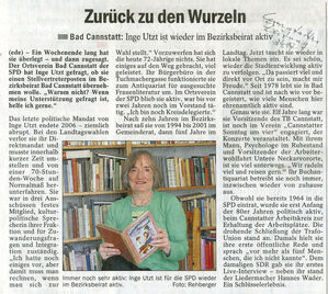 Portrait Inge Utzt