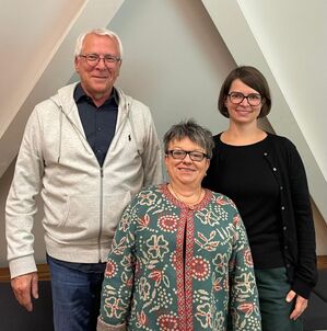 Foto von links nach rechts: Guido Arnold, Dr. Maria Hackl, Sandra Kellert