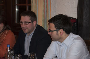 Daniel Campolieti und Nicolas Schäfstoß im Gespräch