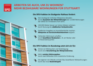 Flyer SPD Wohnen