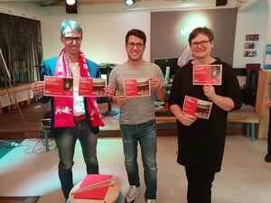 Lars Castellucci, Fatih Ceylan und Leni Breymaier