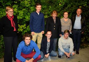 v.l.n.r.: Suse Kletzin, Moritz Schleicher, Sven Baumstark, Julia Pfizenmaier, Marianne Hafner, Alexander Weber, S