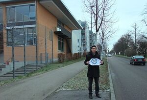 Stefan Conzelmann (SPD) will Tempo 30 vor der Grundschule Burgholzhof