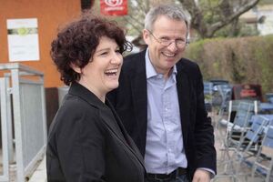 Bettina Wilhelm und Udo Lutz
