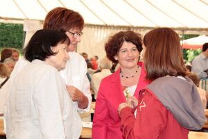 V.l.n.r: Roswitha Blind, Ute Kumpf, Bettina Wilhelm, Bilkay Öney