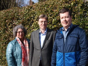 v.l. Anastasia Schmid, Joachim Schlette und Robert Sanocki (Archivfoto)