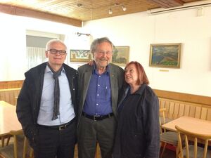 (von links) Uli Weiss, Helmut Doka und Andrea Seuberth