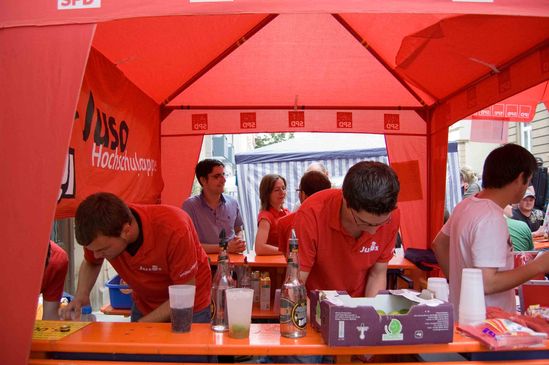 Das geschulte Personal ließ sich vom großen Andrang jedoch nicht beirren
